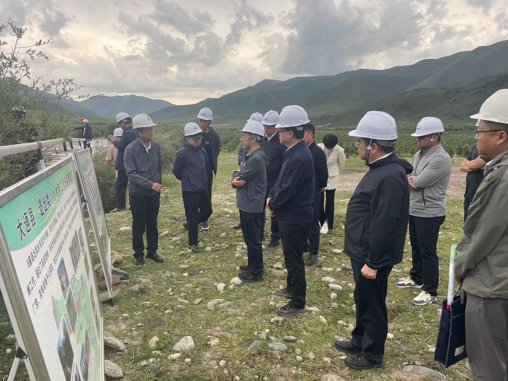 水利部農(nóng)電司領(lǐng)導(dǎo)蒞臨俄博圖、納拉灘水電站調(diào)研指導(dǎo)工作